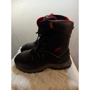 Red Wing Shoes Men's Black Insulated‎ D30 Work Boots Size 9 Lace Up NWT